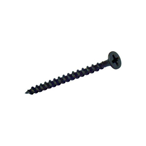 Drywall Screw, #8 x 2-1/2 in, Steel, Flat Head Phillips Drive